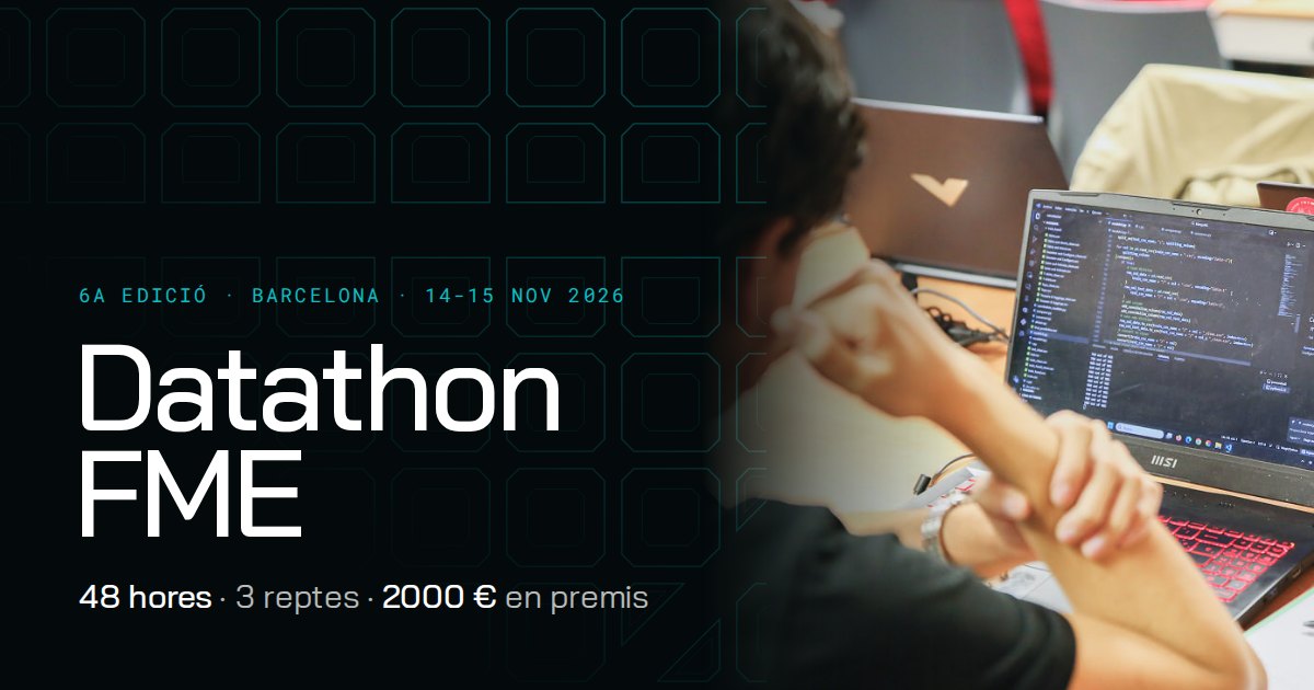 Portada de Datathon FME 2026
